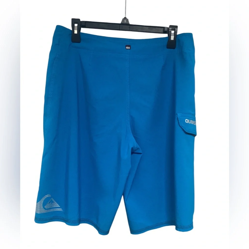 Quiksilver Vibrant Blue Board Shorts 38 GUC - Picture 2 of 6